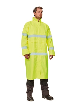 Cerva Gordon Sarı Uzun Yağmurluk Reflektörlü