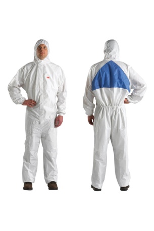 3M 4540 Beyaz Tulum Mavi Sırt Üçgenli (L)