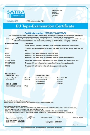 Portwest FR21 - Hafif Alev Almaz Tulum