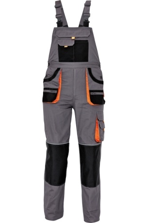 Cerva Carl Be Bahçıvan Tulum Gri-Siyah