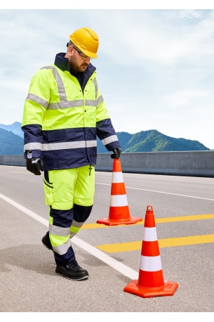 NORTHER HI-VIS İki Renkli Kaban